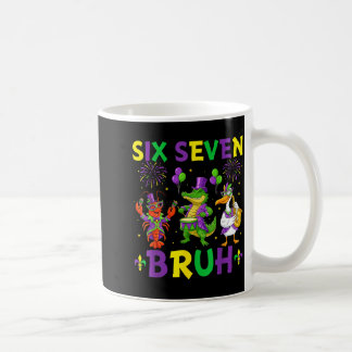 Taza De Café Seis Siete Bruh Meme Lagarto Cangrejo de río Pelic
