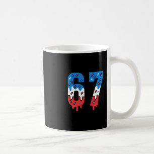 Taza De Café Seis Siete Helado Goteante Deportes 67 Meme Genial