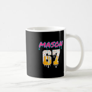 Taza De Café Seis Siete Helado Goteo Deporte 67 Diversión Mason