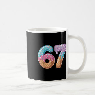 Taza De Café Seis Siete Helado Goteo Divertido 67 Meme Número 6