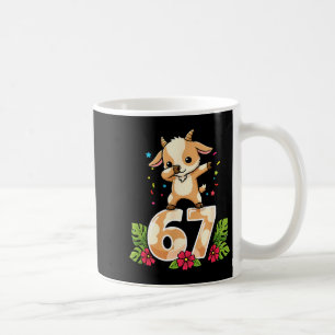 Taza De Café Seis Siete Meme Cabrito Bebé Haciendo Dab 67 Diver