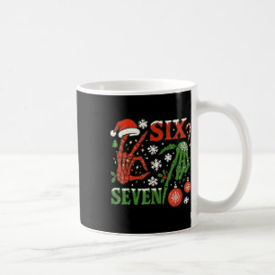 Taza De Café Seis Siete Meme Navidad 6-7 Navidad Esqueleto Ha