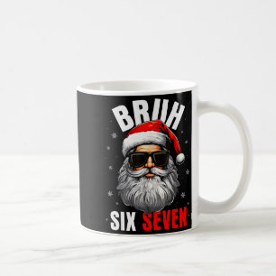 Taza De Café Seis Siete Navidad Bruh Santa Chicos Hombres Diver