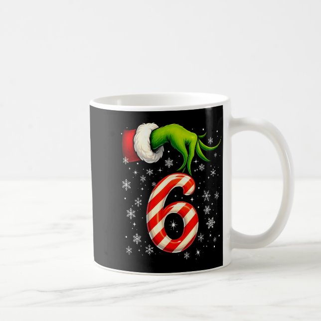 Taza De Café Seis Siete Pareja De Navidad Divertida Coincidente (Derecha)