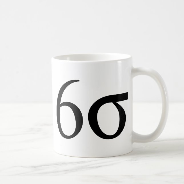 Taza De Café Seis sigmas (magro seis sigmas) (Derecha)