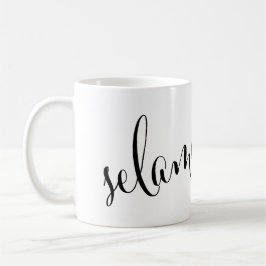 Taza De Café selamat pagi Buenos días Mug indonesia