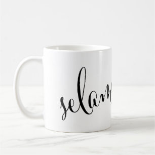 Taza De Café selamat pagi Buenos días Mug indonesia