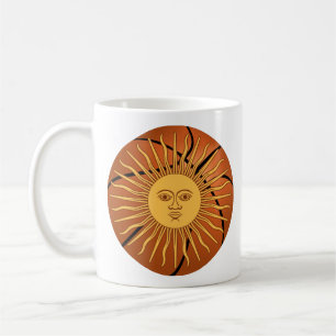 Taza De Café Selección de baloncesto de Argentina "de izquierda