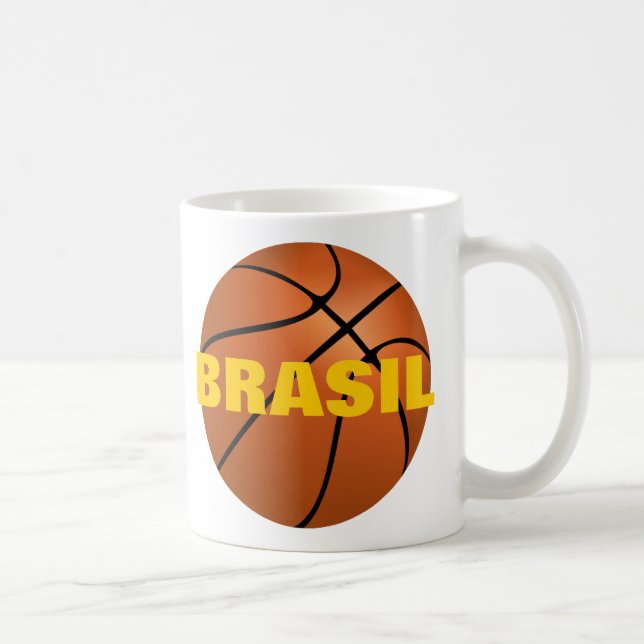 Taza De Café Selección de baloncesto de Brasil (Derecha)