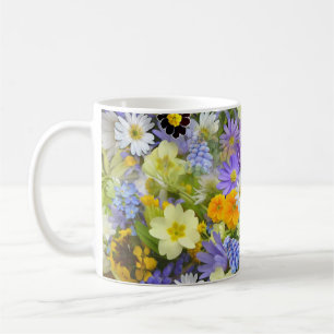 Taza De Café Selección de flor de primavera
