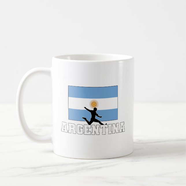 Taza De Café Selección de fútbol de Argentina Coffee Mug (Izquierda)