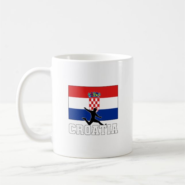 Taza De Café Selección de Fútbol de Croacia Coffee Mug (Izquierda)