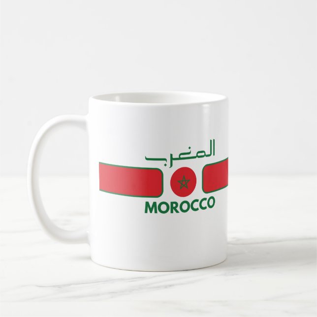 Taza De Café Selección De Fútbol De Marruecos (Izquierda)