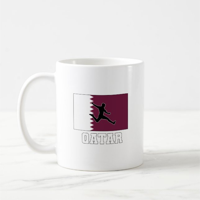 Taza De Café Selección de Fútbol de Qatar (Izquierda)