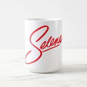 Taza De Café Selena Text Mug
