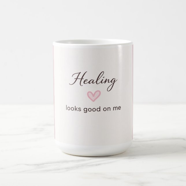 Taza De Café Self Love Quote Healing Looks Good On Me Minimal D (Centro)