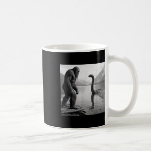 Taza De Café Selfie de Bigfoot con regalos de Loch Ness Monster