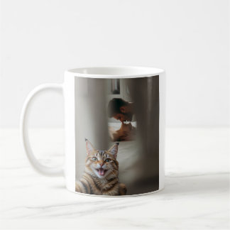 Taza De Café Selfie de gato divertida