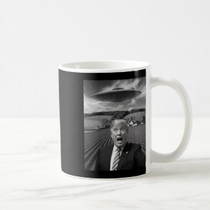 Taza De Café Selfie de Trump con extraterrestre Ovni Regalos di