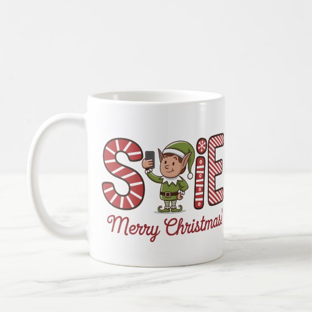 Taza De Café sELFie Merry Christmas (Izquierda)