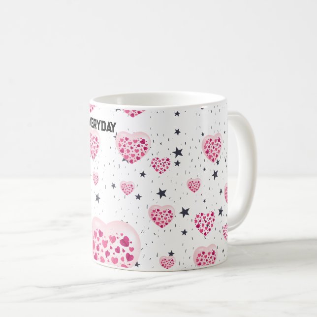Taza De Café Selflove inspirational quote sweet heart and start (Anverso derecho)