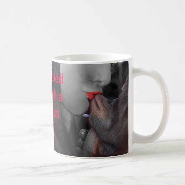 Taza De Café Sellado con un beso (Derecha)