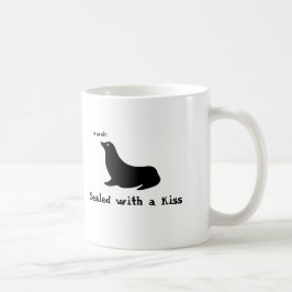 Taza De Café Sellado con un beso