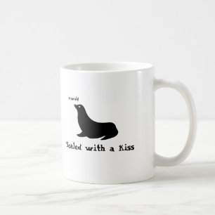 Taza De Café Sellado con un beso