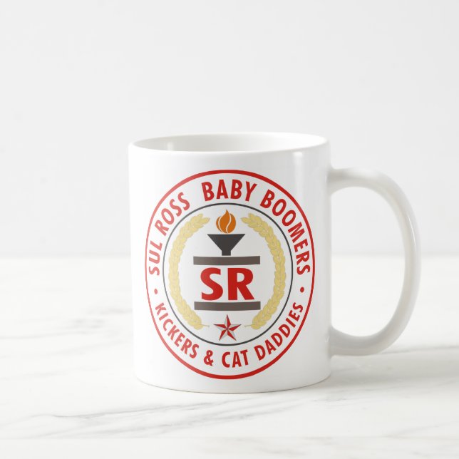 Taza De Café Sello 2007 del nacido en el baby-boom de SRBaby (Derecha)