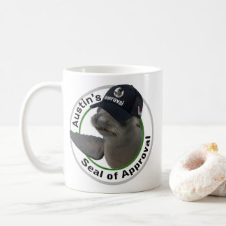 Taza De Café Sello Certificado de Aprobación | Sello Personaliz