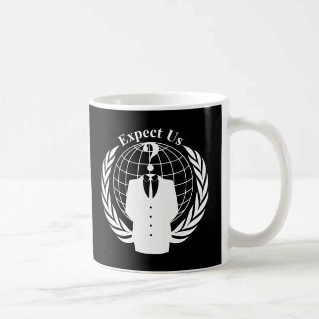 Taza De Café Sello de Anonymous (Derecha)