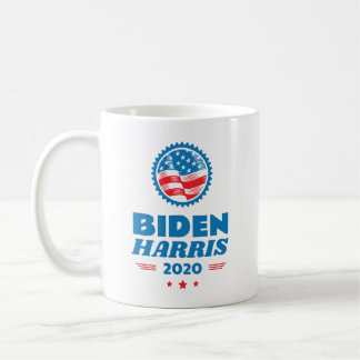 Taza De Café Sello de bandera Biden Harris 2020