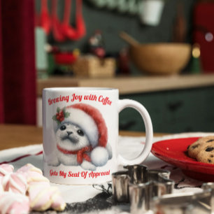 Taza De Café Sello de Bebé de vacaciones Adorables - Cuto y fes