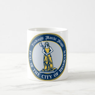 Taza De Café Sello de Brooklyn (barrio de Nueva York)