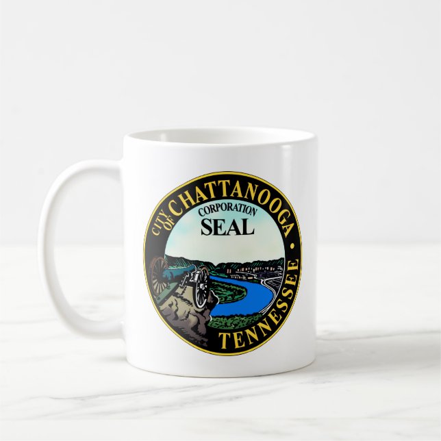 Taza De Café Sello de Chattanooga, Tennessee (Izquierda)