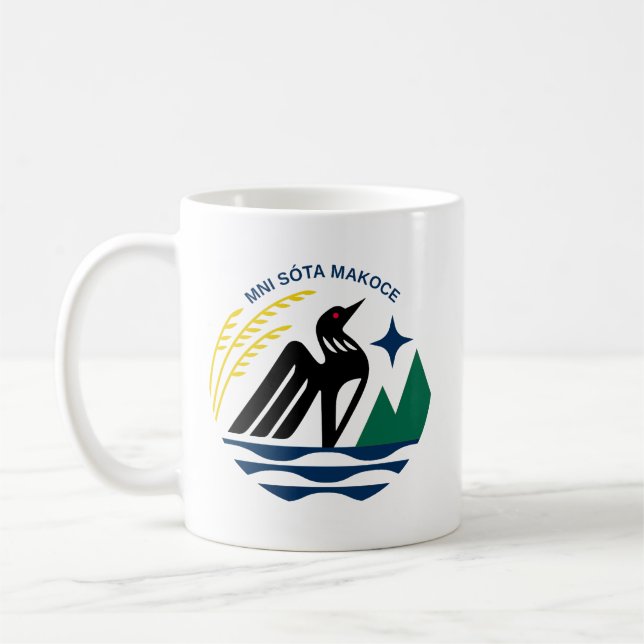 Taza De Café Sello de estado de Minnesota (Izquierda)