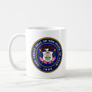 Taza De Café Sello de Estado de Utah