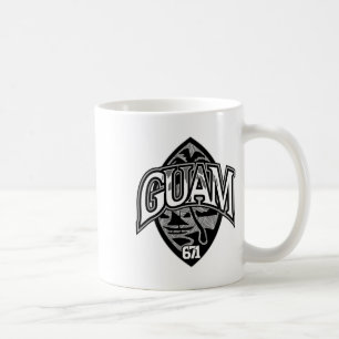 Taza De Café Sello de Guam USA Orgullo Chamorro Regalos Guamani