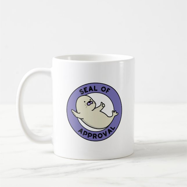 Taza De Café Sello De Homologación Pun De Sello Gracioso (Izquierda)