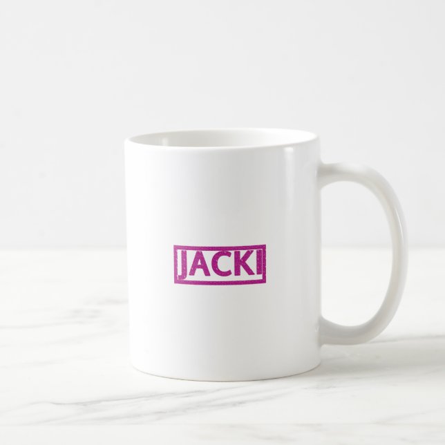 Taza De Café Sello de Jacki (Derecha)