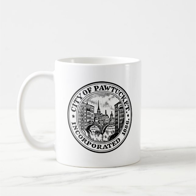 Taza De Café Sello de Pawtucket, Isla Rhode (Izquierda)