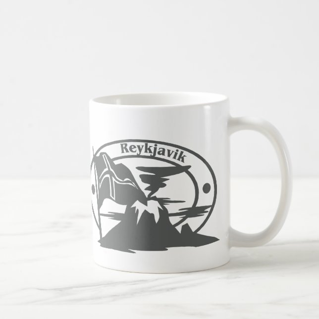 Taza De Café Sello de Reykjavik (Derecha)