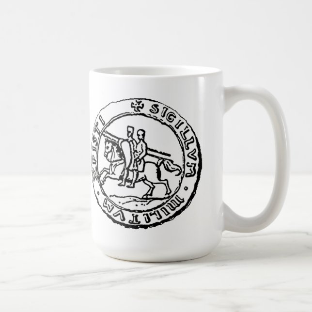 Taza De Café Sello de Templar de los caballeros (Derecha)