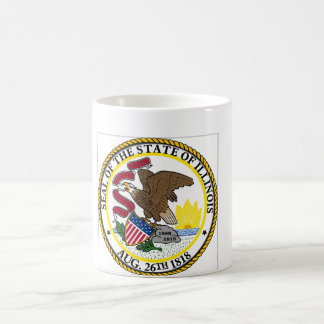 Taza De Café Sello del estado de Illinois