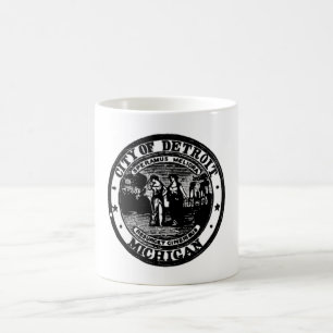 Taza De Café Sello Detroit