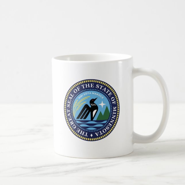 Taza De Café Sello Estatal de Minnesota 2024 (Derecha)