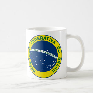 Taza De Café Sello nacional de Brasil