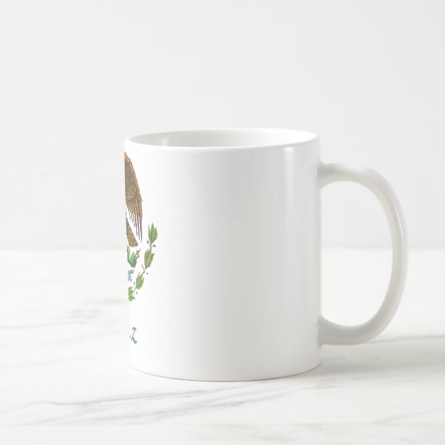 Taza De Café Sello nacional mexicano de López (Derecha)