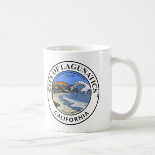 Taza De Café Sello tonto de Lagunatics