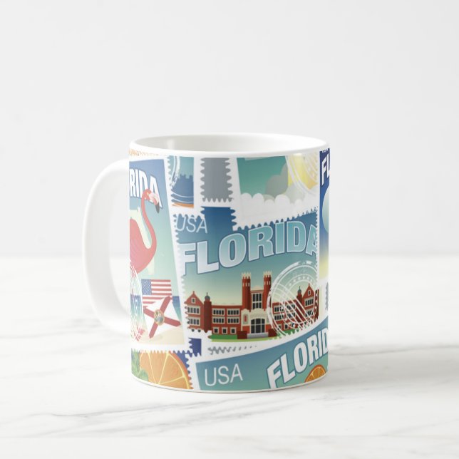 Taza De Café Sellos de la Florida (Anverso izquierdo)